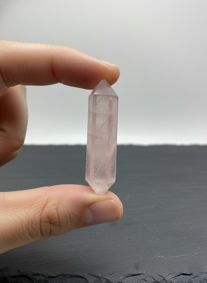 Kwarc Różowy - stożek
