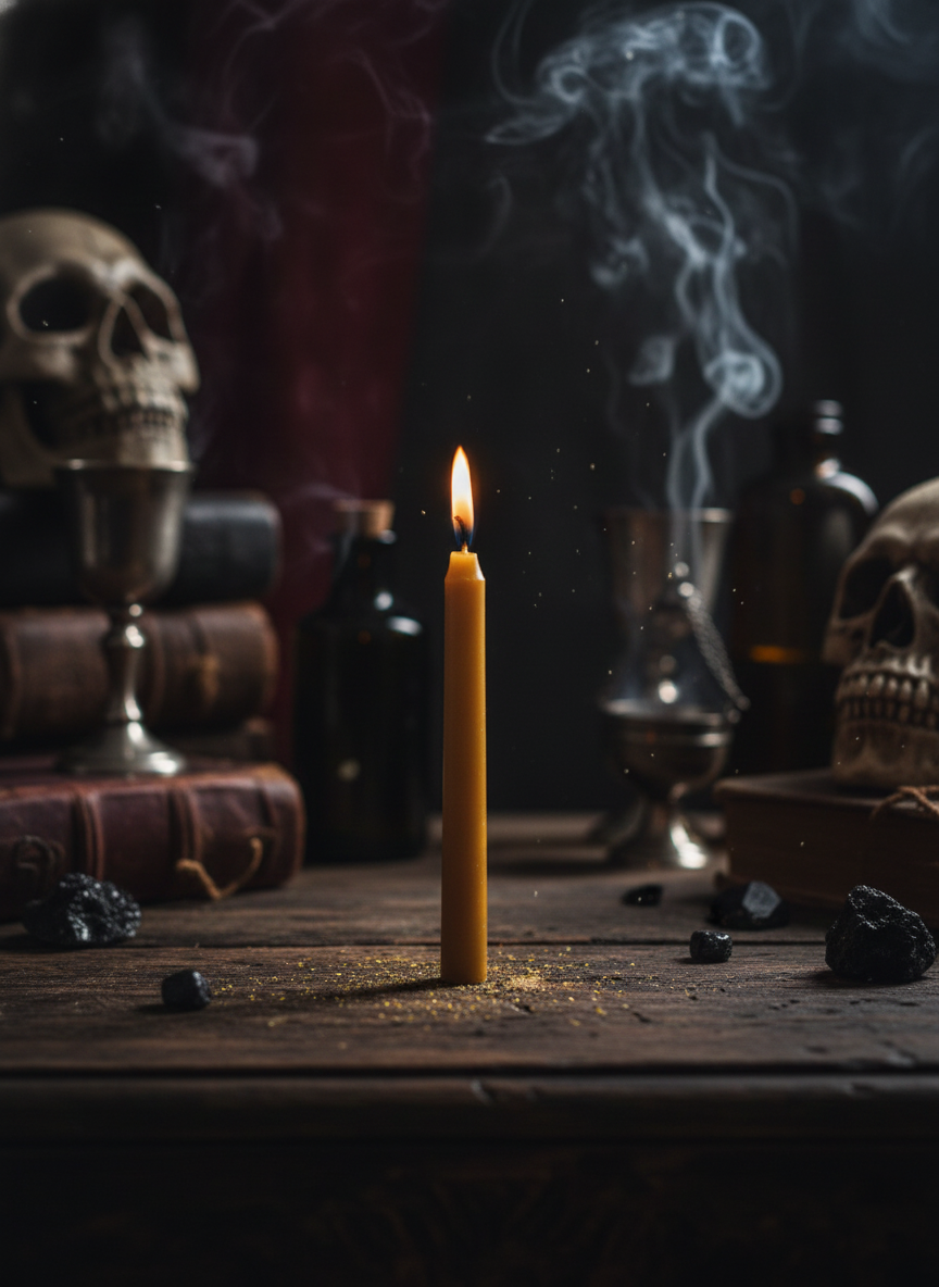 Świeca rytualna - naturalna