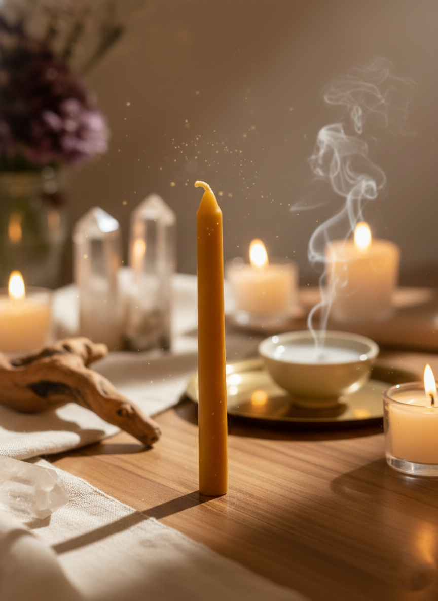 Świeca rytualna - naturalna