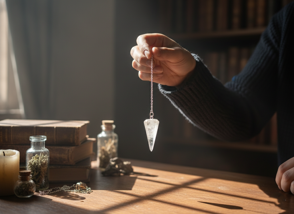 Wahadło kamienne – białe