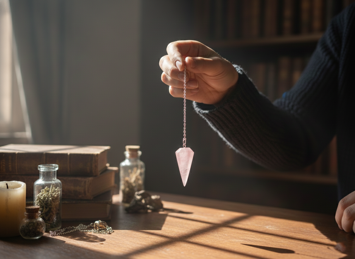 Wahadło kamienne – różowe