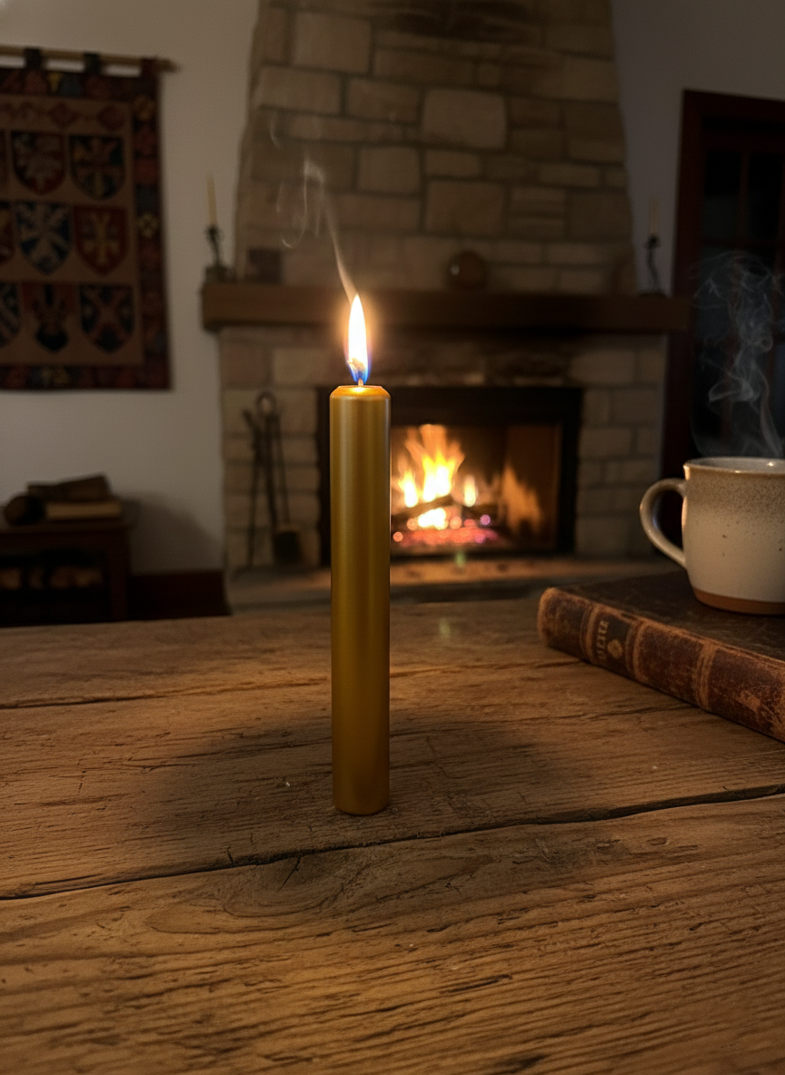 Świeca rytualna – Złota