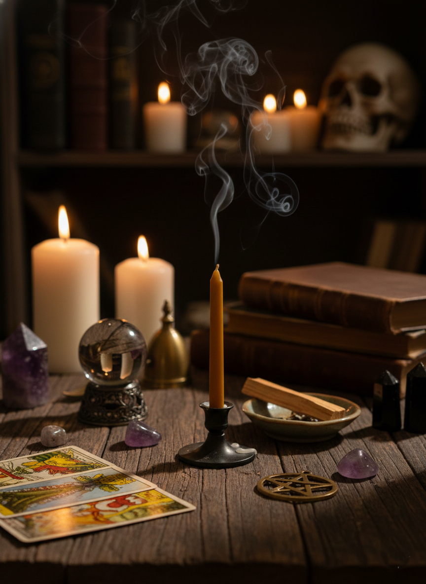 Świeca rytualna - naturalna