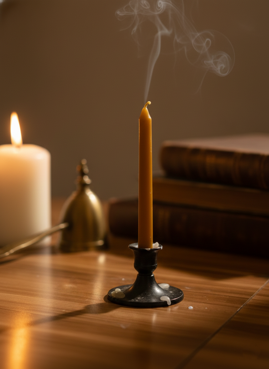 Świeca rytualna - naturalna