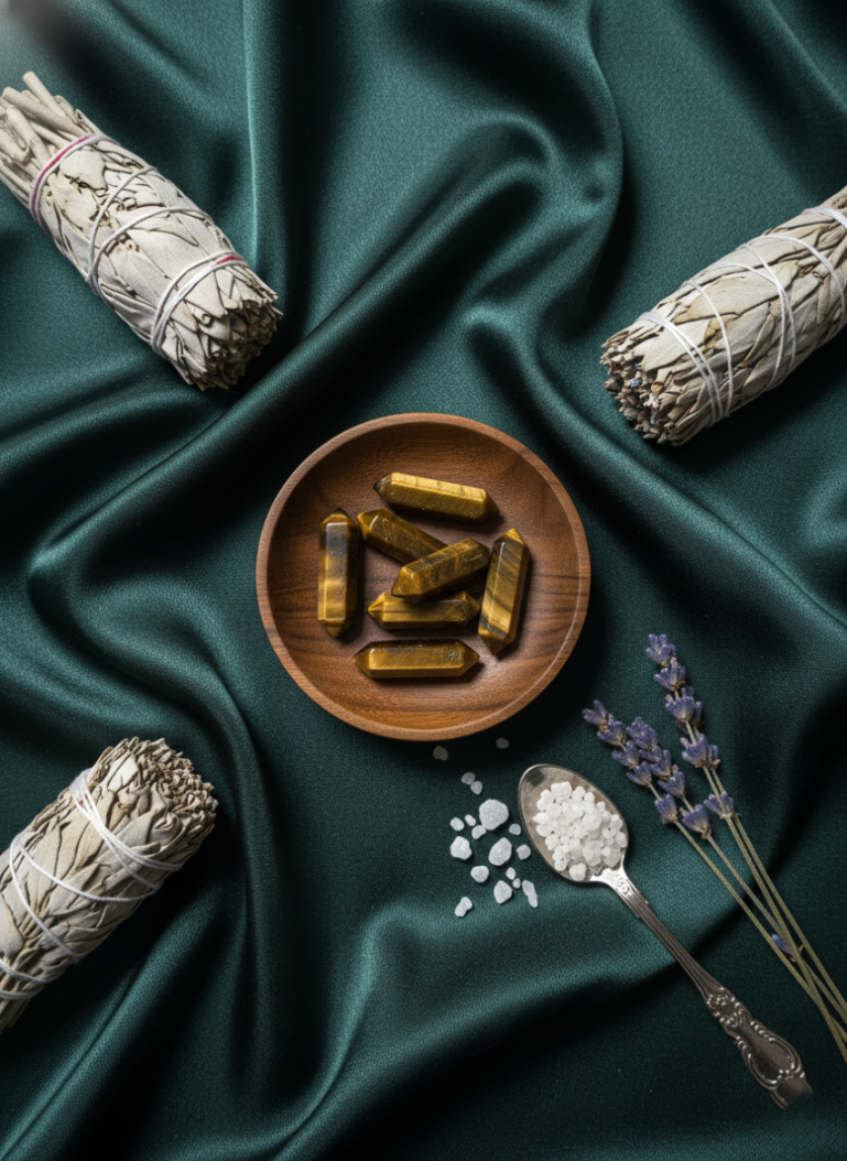 Tygrysie Oko (Jaspis Tygrysi) - stożek